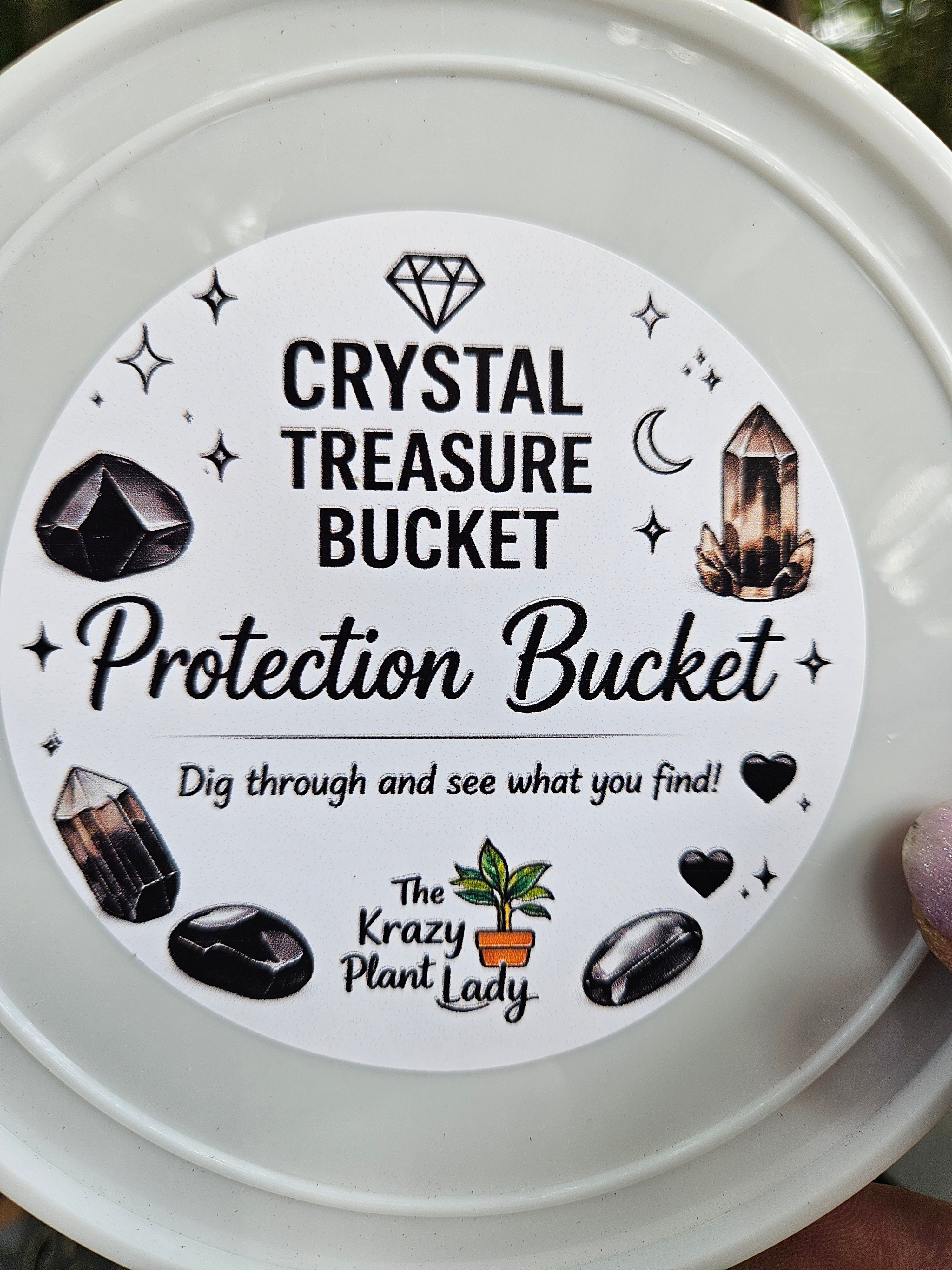Protection Crystal Treasure Bucket