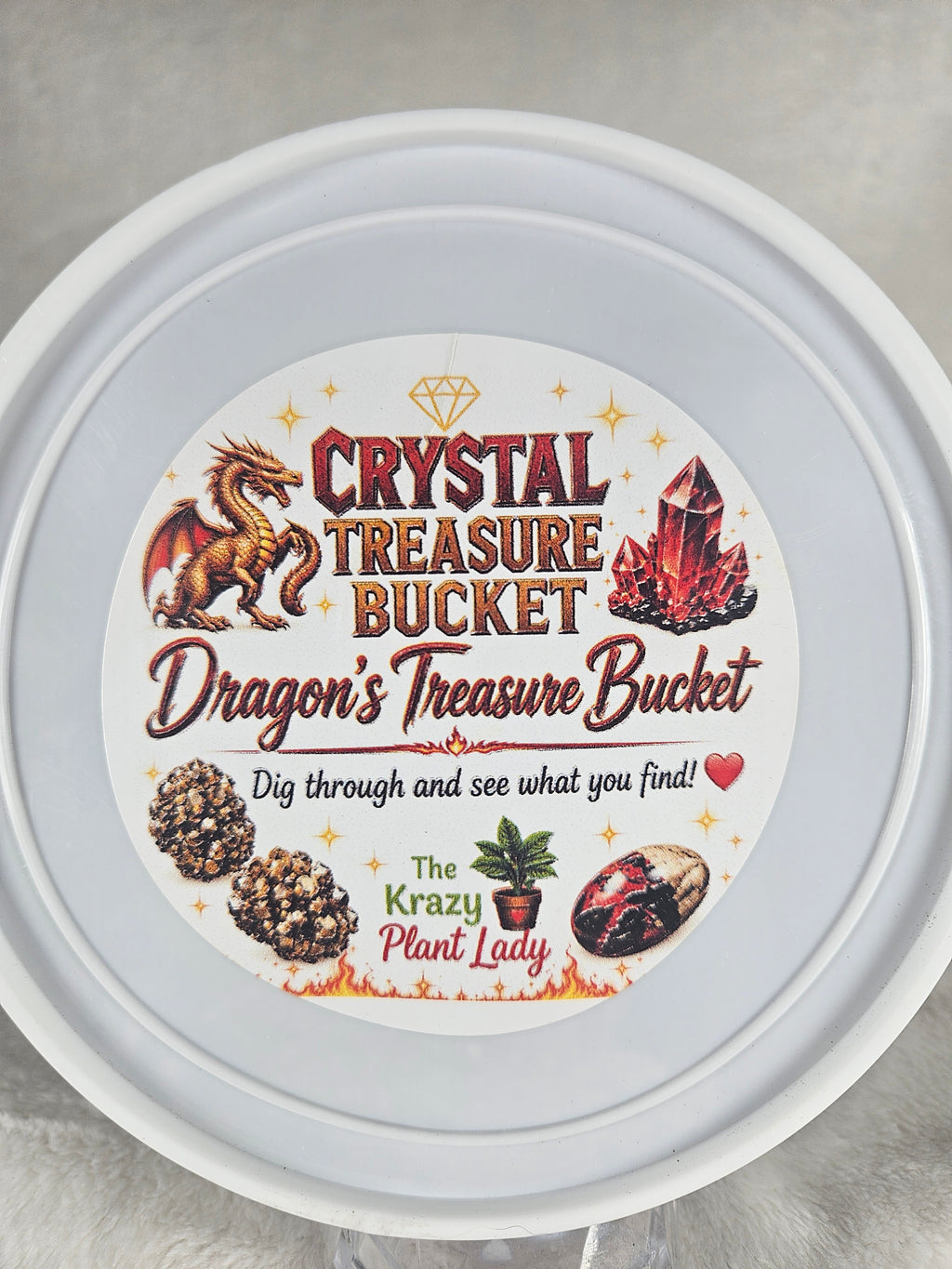 Dragon's Treasure Crystal Treasure Bucket
